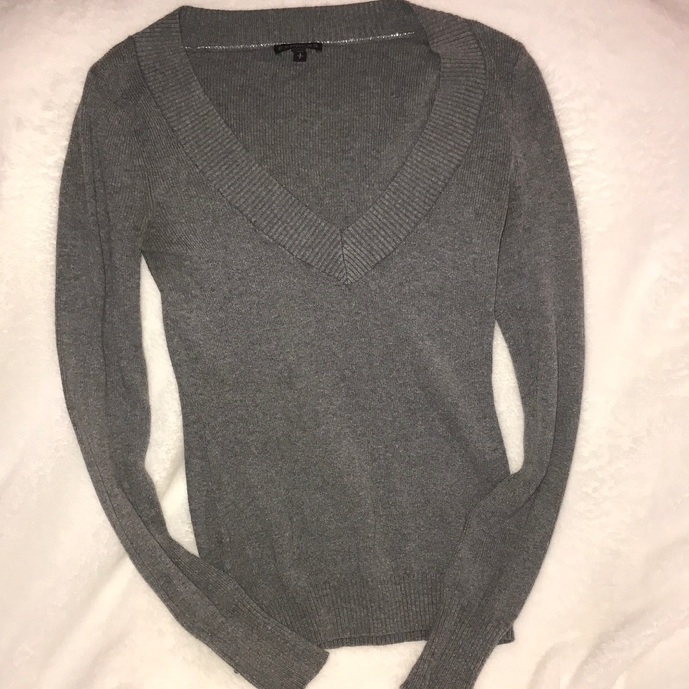 Gray Express sweater